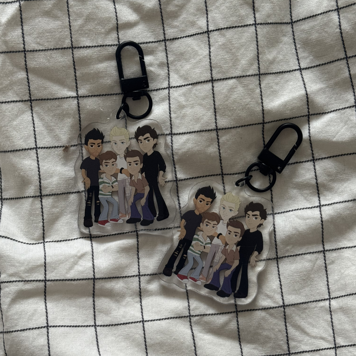 One direction keychains