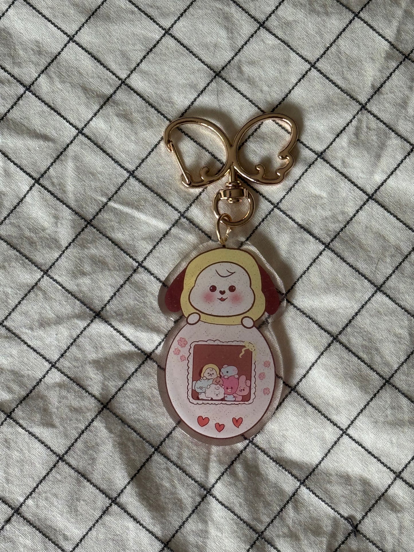 BT21 Tamagotchi keychain