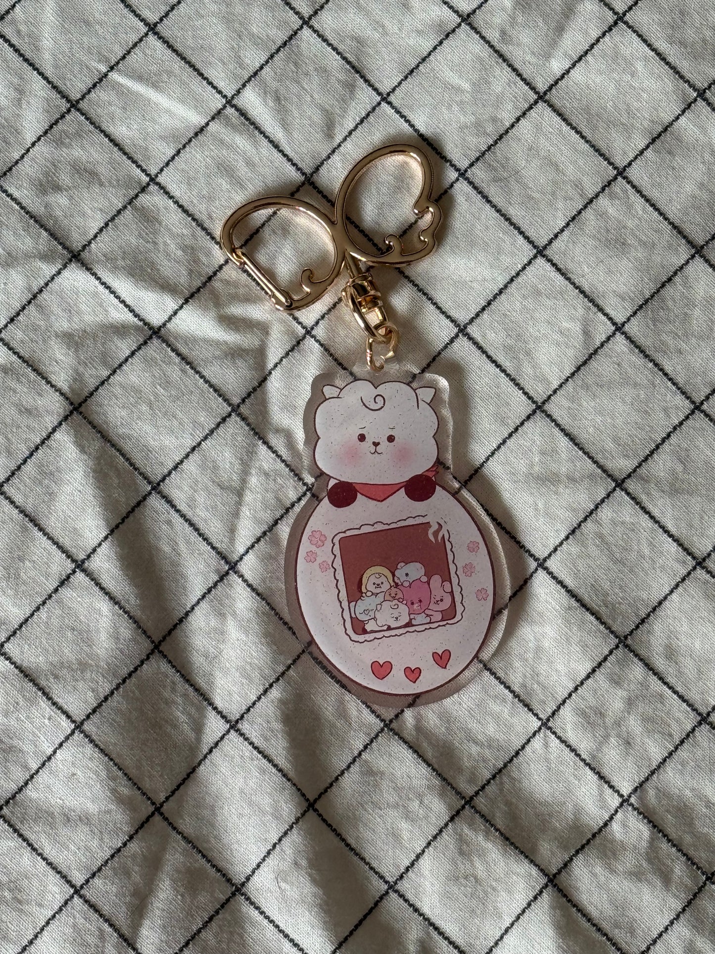 BT21 Tamagotchi keychain