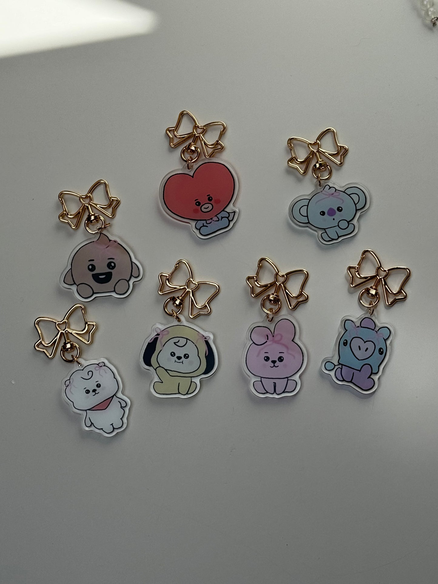 BT21 Acrylic keychains