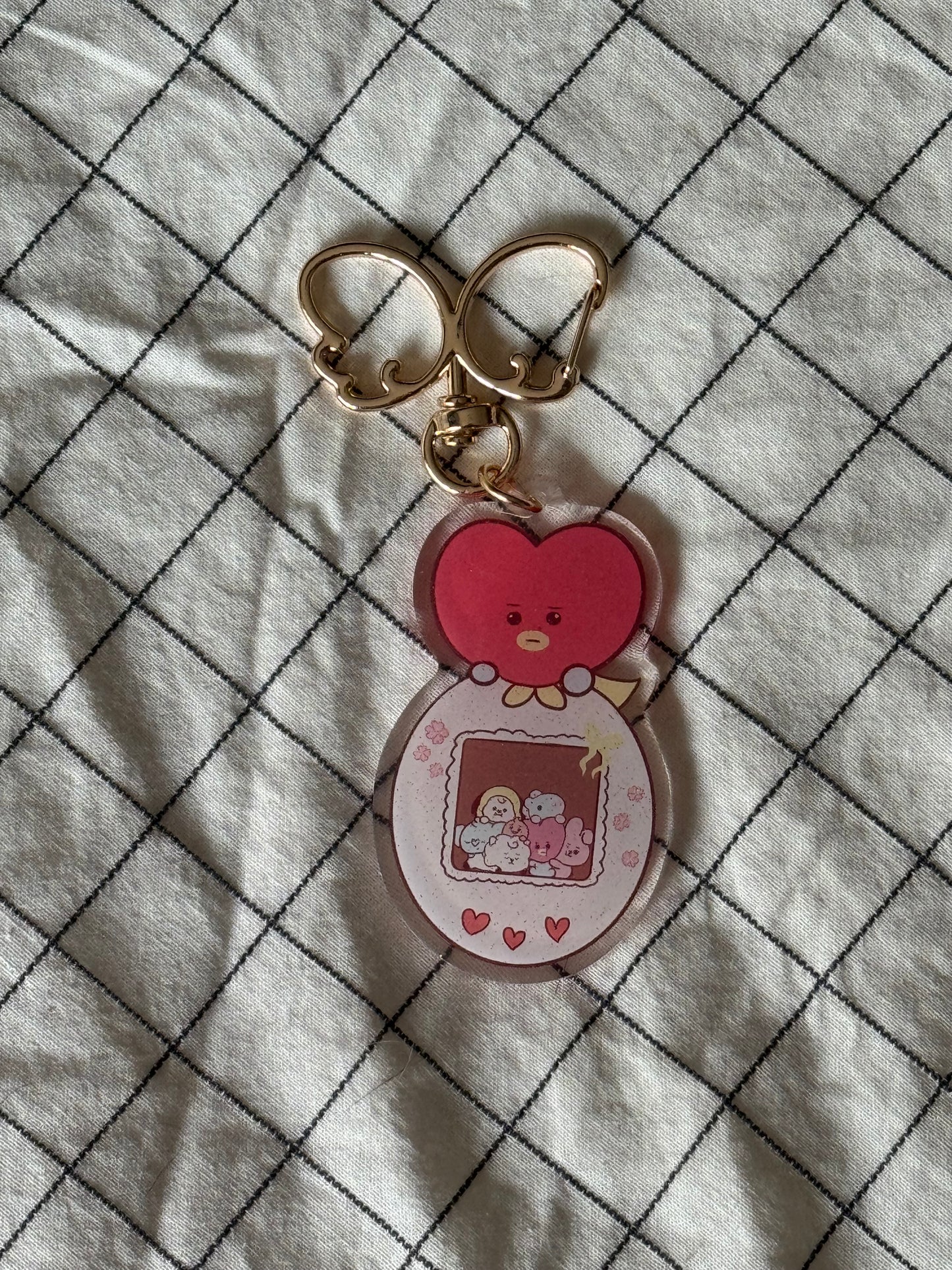 BT21 Tamagotchi keychain