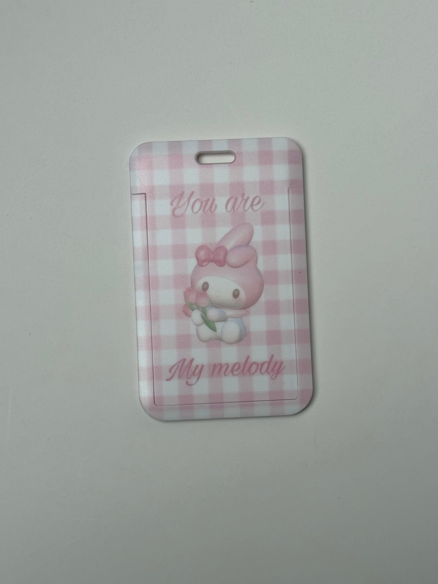 My melody photocard holder