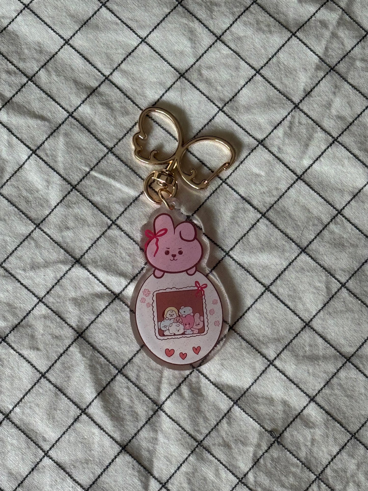 BT21 Tamagotchi keychain