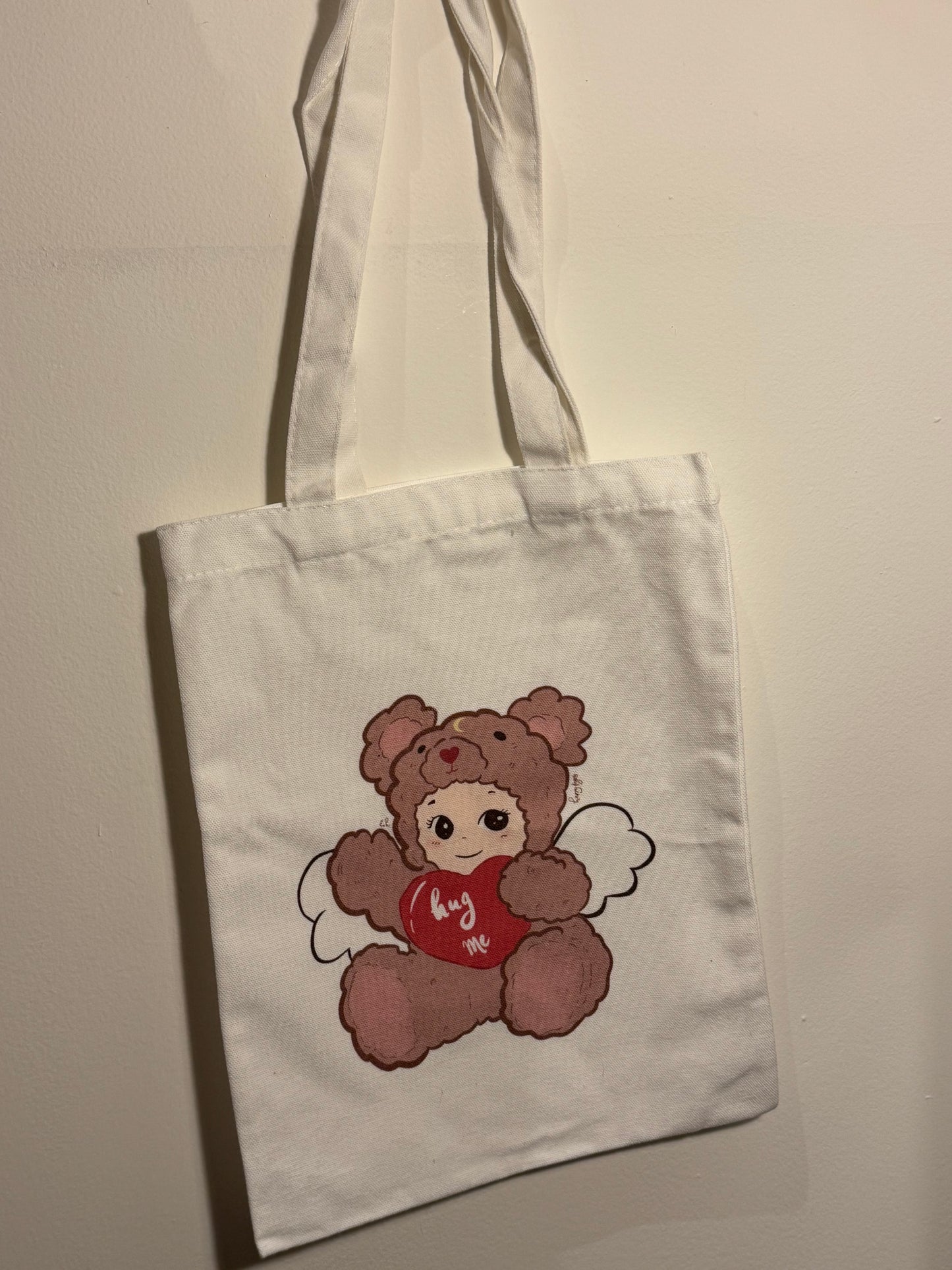 Happy the bear totebag