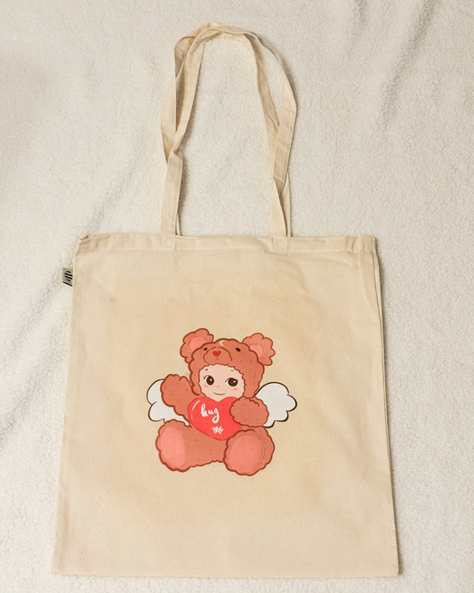 SYM Happy bear totebag