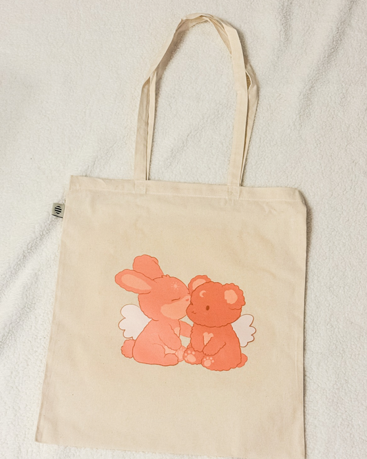 SYM Happy & Angel totebag