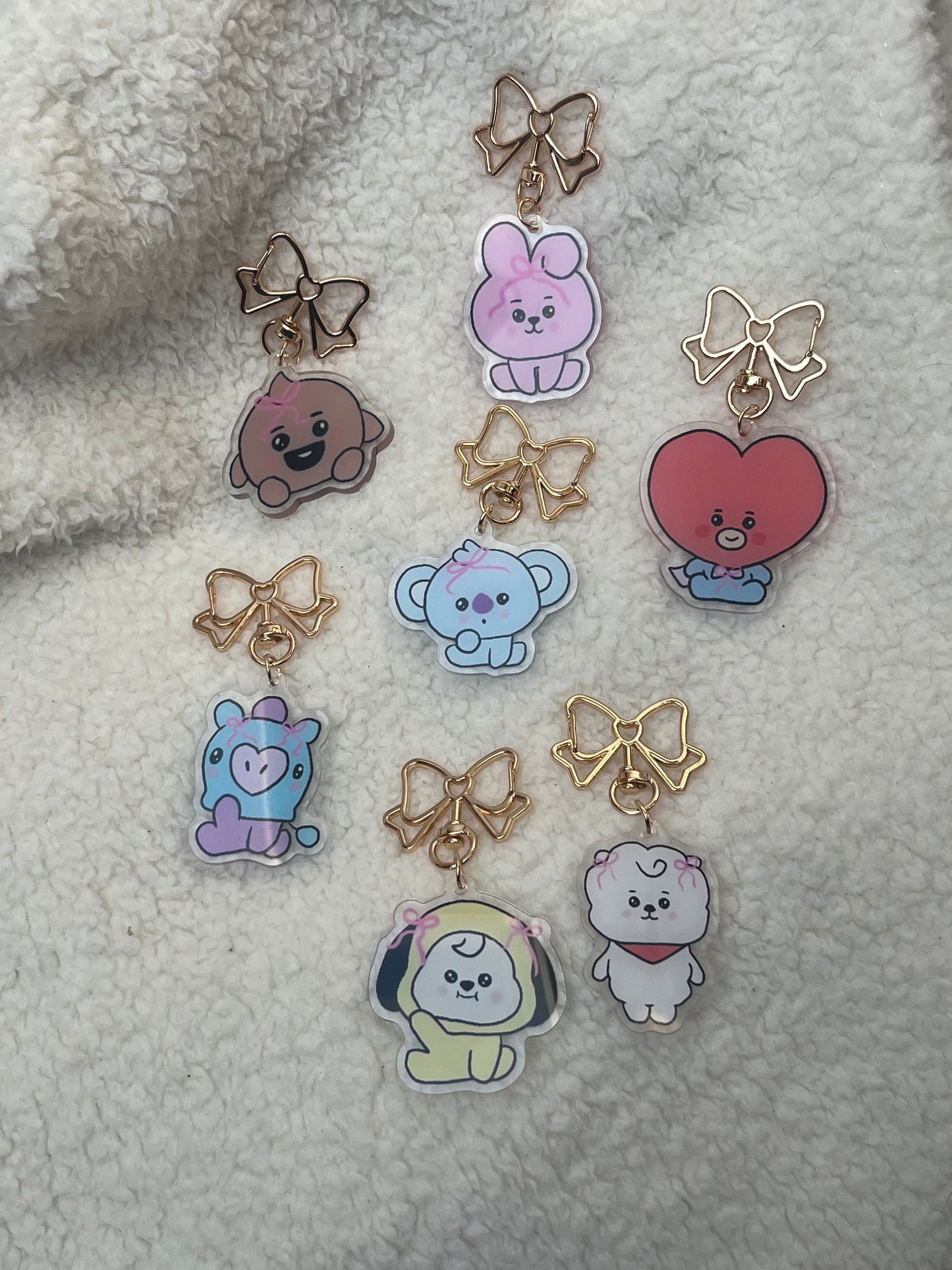 BT21 Acrylic keychains