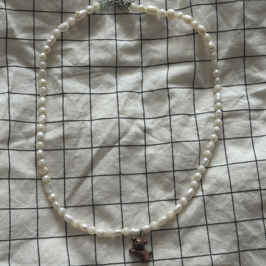 Snuffy Pearl Necklace